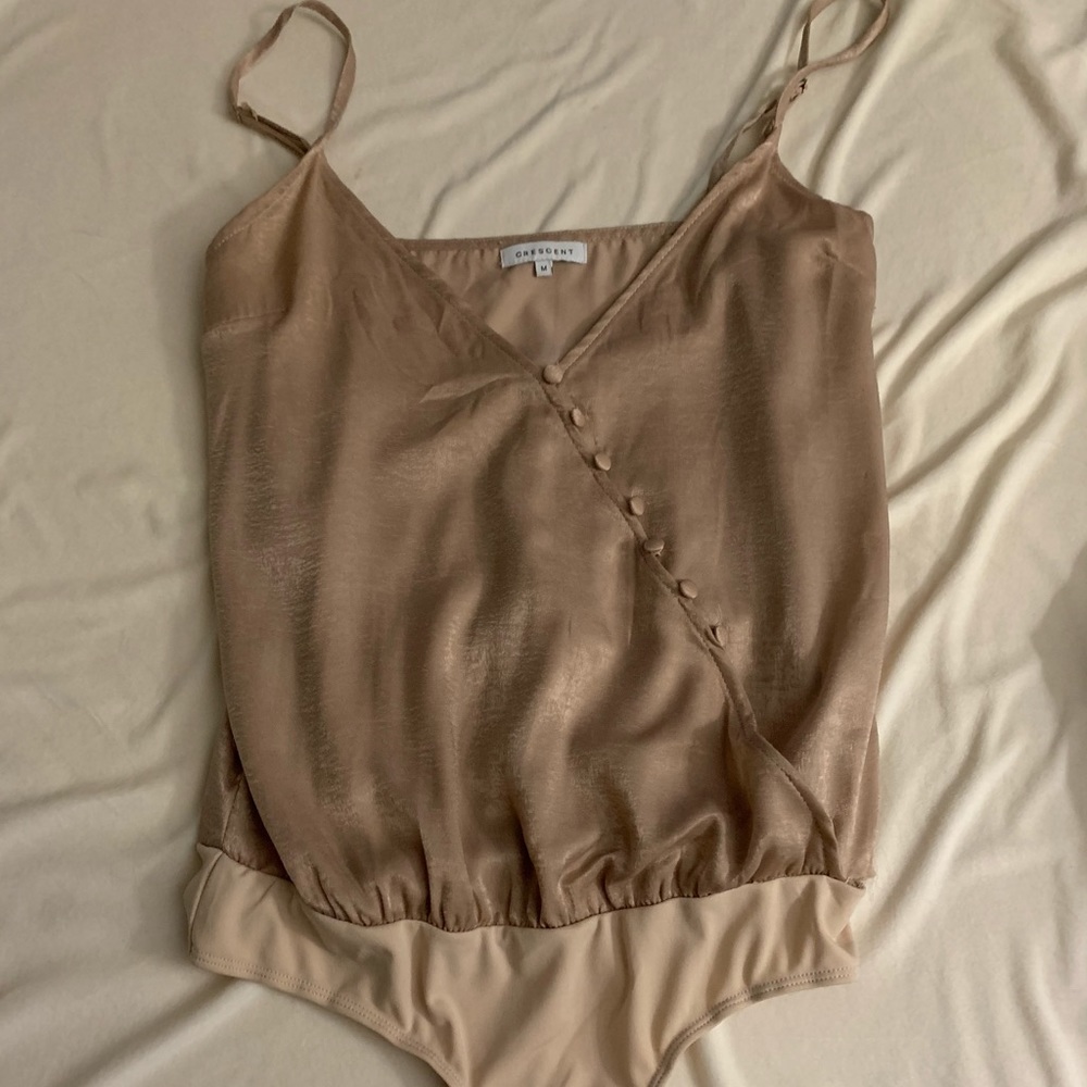 Dark champagne bodysuit